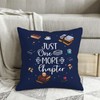Spwasplo Book Lovers Gifts Pillow Cover 18x18 Inch - Librarian