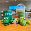 JOD® Funny Turtle Coaster 3D Printed Expressive Face with Liftable