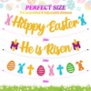 Happy Easter He is Risen Banner Jesus is Risen Theme