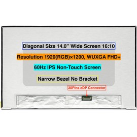 EM EMAJOR TECH New Screen Replacement for HP M62320-J91 1920X1200 FHD+ Non-Touch LCD LED Display with Set of Tape and Tools