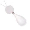 Pom Pom Car Pendant Rhinestone Embedded Sturdy Metal Cute Animal