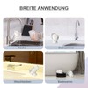 Umlaca Soap Dish Ceramic Self-Draining Soap Holder Keep Soap Dry,