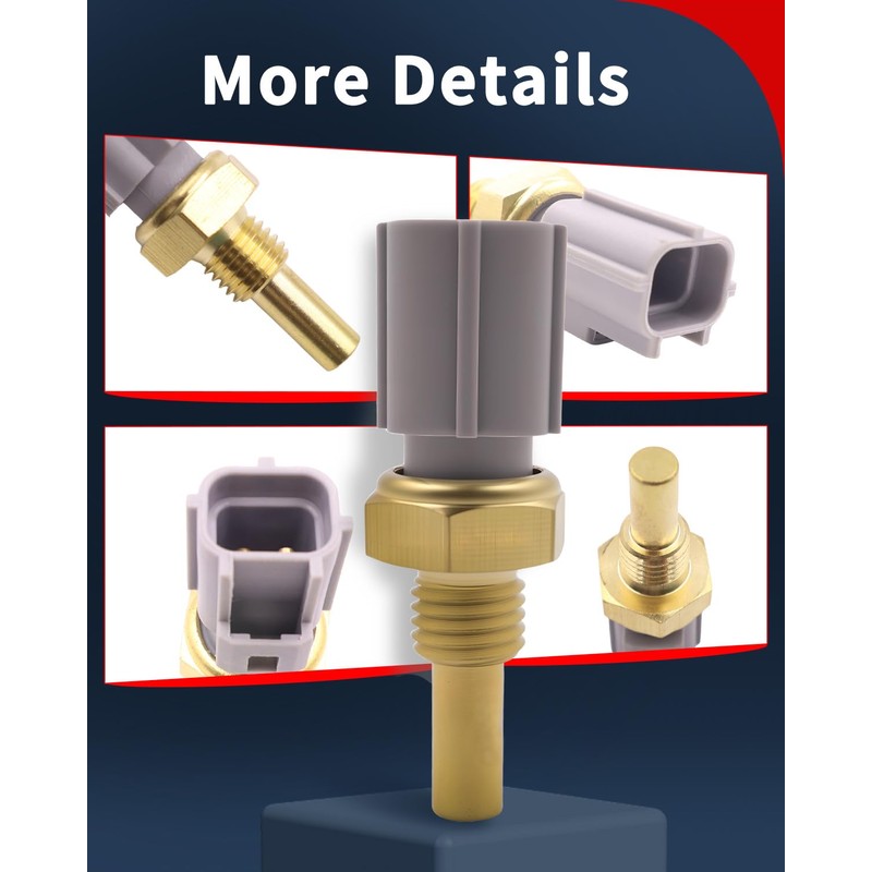 VEHICODE Engine Coolant Temperature Sensor, ECT Water Temp Sensor Compatible