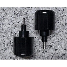 i5 BLACK NO-CUT FRAME SLIDERS for Suzuki Hayabusa 1999-2007