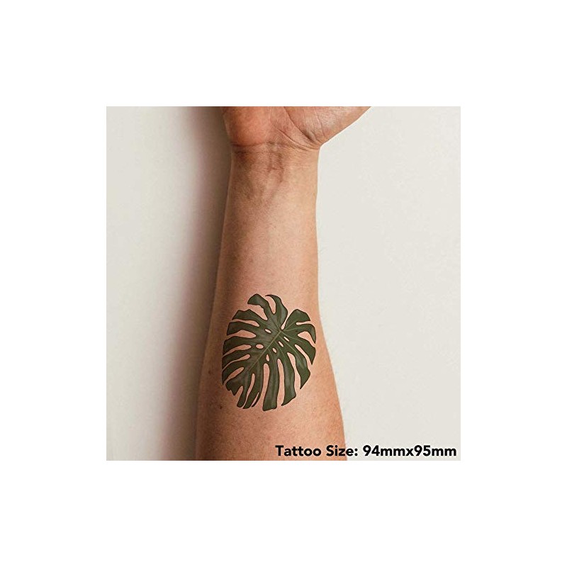 Large 'Tropical Leaf' Temporary Tattoo (TO00035620)