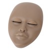 Lash Mannequin Head Reusable Soft Rubber 3D Effects Replaced Eyelids