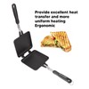 Removable Sandwich Pan Double Sided Nonstick Frying Pan Flat Bottom
