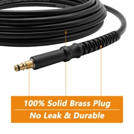 Fai Top 6M Karcher Replacement Pressure Washer Hose for Kärcher K Series Pressure Washers K2 K3 K4 K5 K6 K7, Click Type Plug Quick Connector