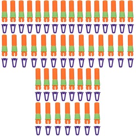 TEHAUX 45pcs Oil Pastel Extender, Crayon Holder Kids Suits Pencils for Kids Toddler Pencils Color Pencil Crayon Lengthener Adjustable Pencil Lengthener Drawing Stick Extender Oily Stationery Child