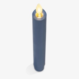 Luminara - Flameless Battery Operated Taper Candle - Spring Lake - Pack of 1-1x9.5 - LED Flickering Flame - Realistic Safe for Home Kids and Pets