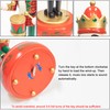 KI Store Christmas Nutcracker Red Music Box Wooden Drummer Soldier
