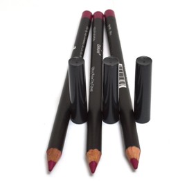 Italia Deluxe 3 PCS of Ultra Fine Eye liner Pencil Lip Eyeliner Set Pick Color + Earring (1035 Fuchsia [3pcs])