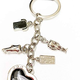 All Blacks Charm Key Ring