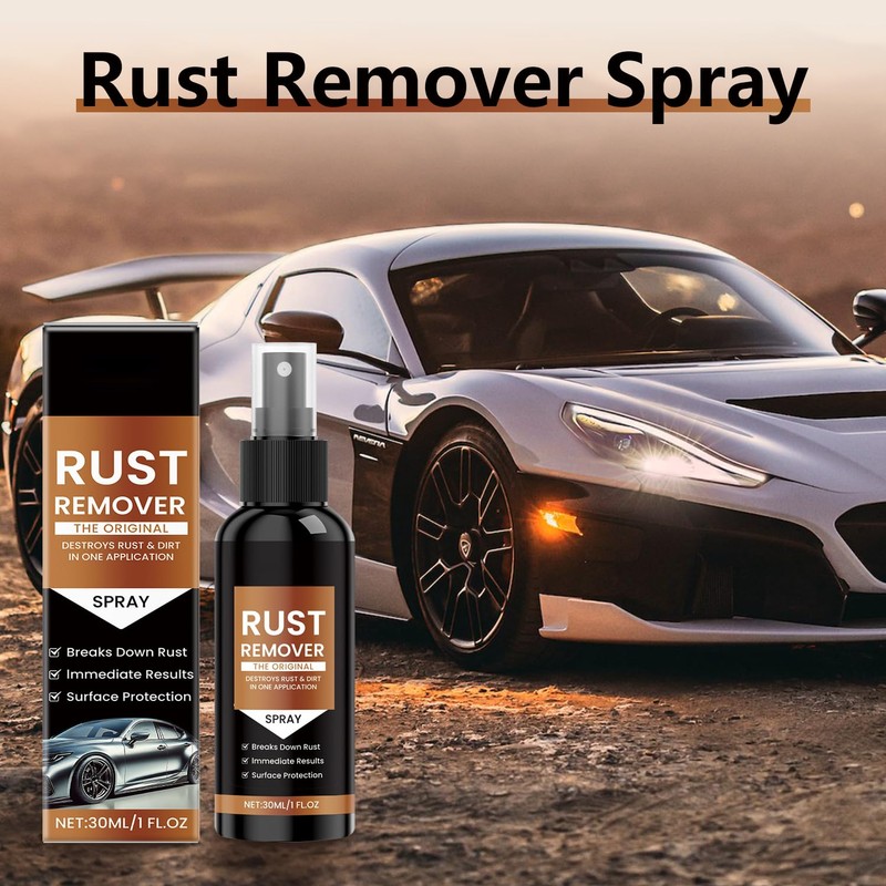 marveher Rust Remover Spray Heavy Duty Metal Cleaner, Upgrade Rust