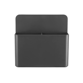 luvtree Strong Magnetic Dry Erase Marker Holder/Chalk Organiser,Whiteboard/Fridge Pen Holder,Locker Organiser/Shelf,Remote Control Holder,Wall Pen Holder,White Board Accessories.Grey,1 Piece.