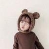 lua Citron Bear & Rabbit Ears, Fluffy, Warm, Hat, Bonnet,