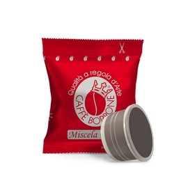 Caffè Borbone Compatible Lavazza Espresso Point 100 Coffee Pods, Red Blend, Creamy Espresso with Deliciously Persistent Flavor, Roasted and Freshly Packaged in Italy