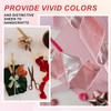 PATIKIL 2.5 Inch x 10 Yards Velvet Wired Ribbon, Metallic