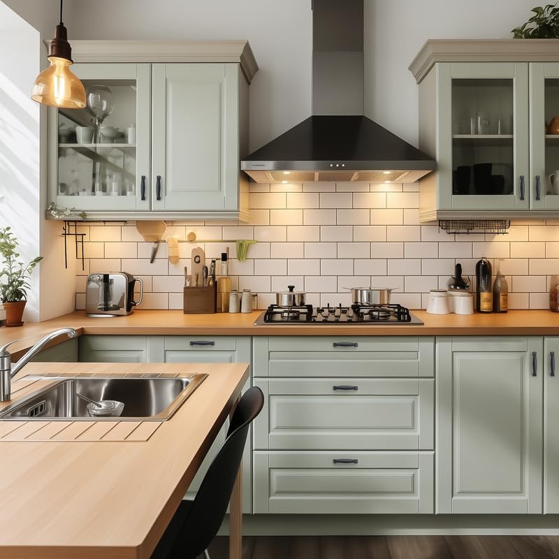 Ravinte 5 Pack 3 Inch Kitchen Cabinet Handles Matte Black