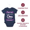 Shirtracer Sayings Baby - “Ich habe eine verrückte Oma” (German