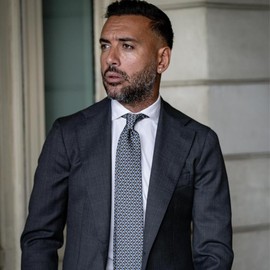 Elizabetta Palio - Printed Silk Tie - Navy - Length: Standard