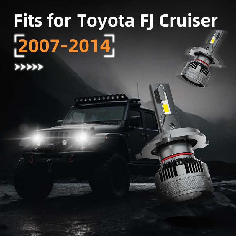 HUOKEDS Fits for Toyota FJ Cruiser 2007-2014 Hi/Lo Dual Beam