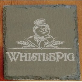 Set Of 4 Kentucky Bourbon Trail Stone Slate Coaster Gift Pappy Woodford Maker