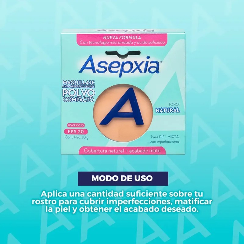 Asepxia Maq Pvo Comp Caribe 10g