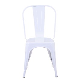 Metal Dining Chairs Set of 4 Indoor Outdoor Chairs Patio Chairs Kitchen Chairs 18 Inch Seat Height Metal Restaurant Chair Stackable Chair Tolix Side Bar Chairs