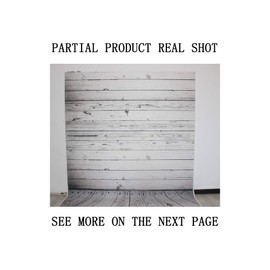 AIIKES 6x9FT White Wooden Plank Photography Backdrop Vintage Wooden Texture Backdrop Newborn Photography BackdropBirthday Decoration Backdrop Studio Props 10-924