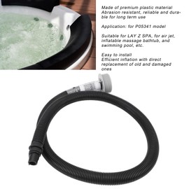 41.7 Inch Inflation Hose for for Lay Z SPA, Replacement SPA Inflation Hose with 51mm Male Thread for Inflatable Massage Bathtub