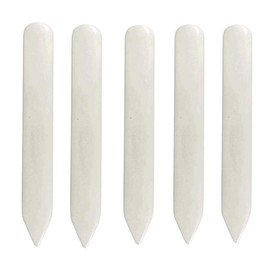 SevenMye 5 Pack Natural Bone Folder Tool For Scoring Folding Creasing Paper Leather Crafts for Handmade Leathercraft Accessories, 8 Inch
