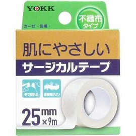 Yok Yok Surgical Tape Non-Woven Type 1.0in (25mm) x 10yd (9m), 1 Piece, 4580179942852
