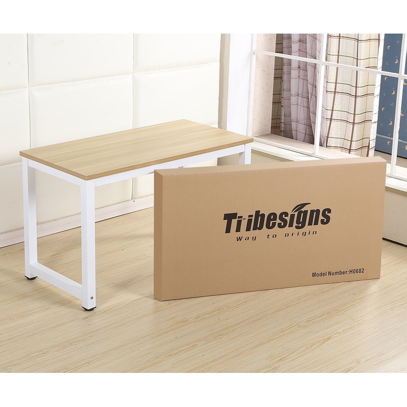 Tribesigns Computer Desk, 47 inch Modern Simple Office Desk Computer