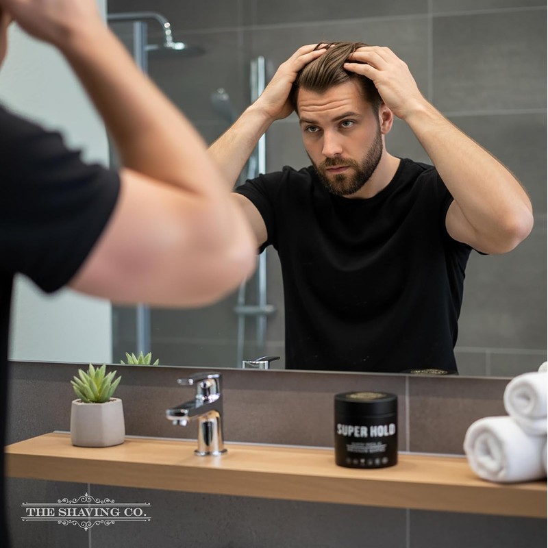 The Shaving Co Super Hold Pomade Cera para Cabello Unisex