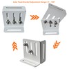 BIAXJUNY Adjustable Solar Panel Tilt Mount Bracket, Heavy Duty Solar