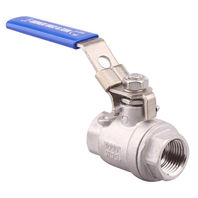 DERNORD Stainless Steel 304 Ball Valve, Full Port Heavy Duty