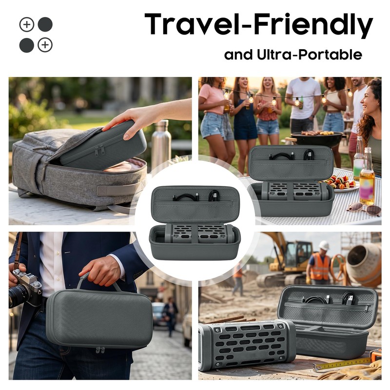 Hard Travel Case Compatible with Turtlebox Ranger Outdoor Portable Bluetooth