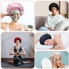 Coubeau Satin Sleep Cap Set for Sleep Reversible Double Layer