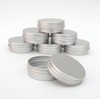 10x 10ml Aluminium Lip Balm Pots 10ml Capacity Empty Small