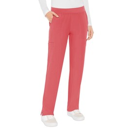 Med Couture Energy Women's Yoga Two Cargo Pocket Pant, Coral, XX-Large Tall