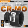 DAKCOS 1/2" Drive 30mm Socket 12 Ponit Impact Wrench Socket