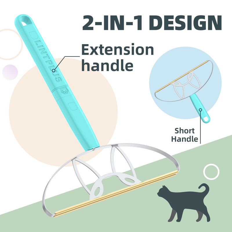 MAX LINTPLUS Pet Hair Remover – 2X Larger Cleaning Head,