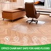 100pointONE Large Office Chair Mat for Hardwood Floor, 60" x