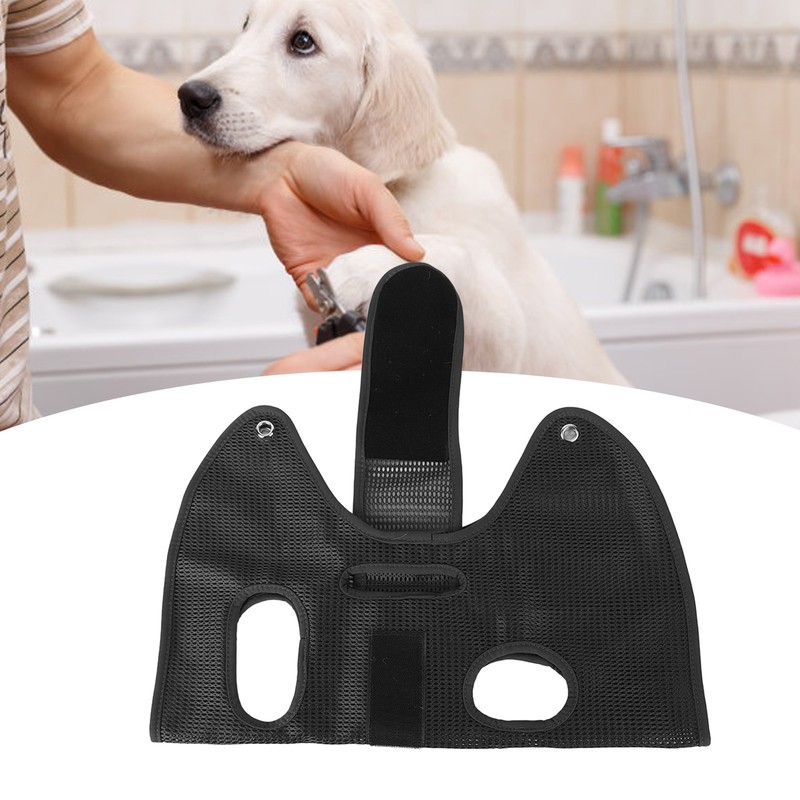 Pet Grooming Hammock Small Animal Sling Black Grooming Hammock Helper