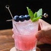 16pcs Stainless Steel Cocktail Stick and 1pcs Marble Tank,Cocktail Clip,Appetiser