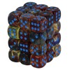 DND Dice Set-Chessex D&D Dice-12mm Nebula Primary with Blue Luminary