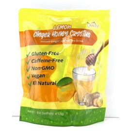 Apexy Instant Ginger Honey Crystal 18g X 24 Sachets (Lemon)