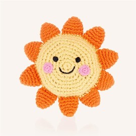 Pebble 200-029S Friendly Sun Rattle, 5-inch Diameter