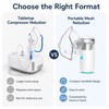Portable Mesh Nebulizer with 3 Mist Levels – Adult &